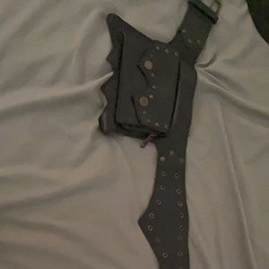 Leather festival rave hiking hip belt